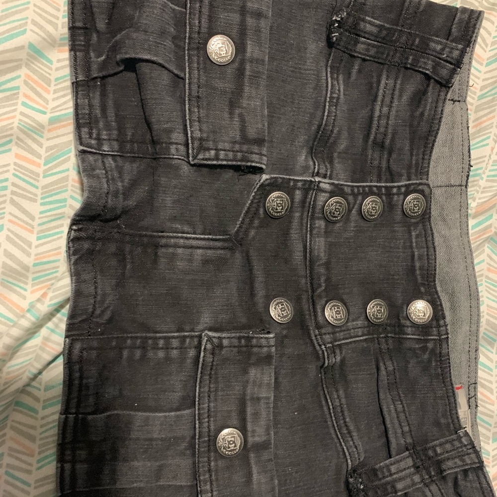 DC Skate mini jean skirt!